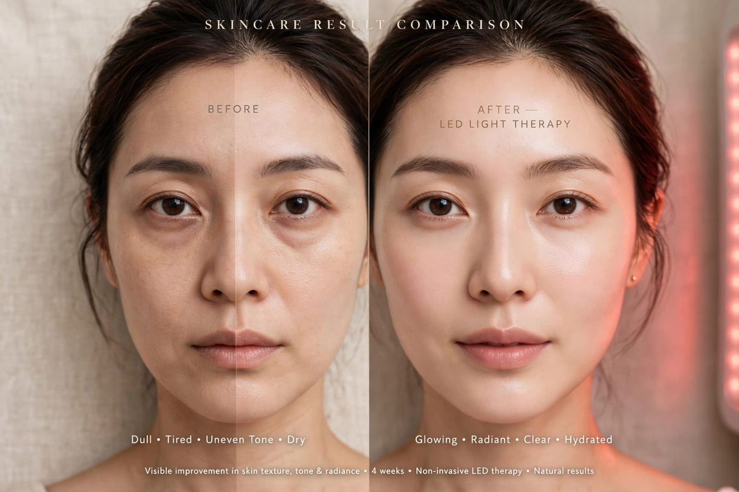 LUMINOVA 7-in-1 wireless LED mask