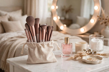 Rose Gold 13pcs Make-up Brushes