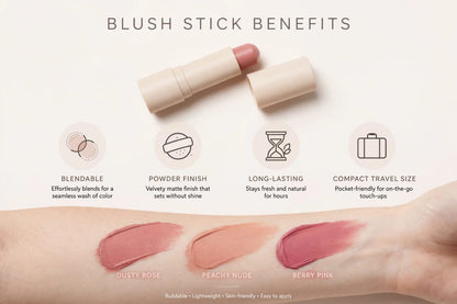 GlowPop Velvet Powder Blush Stick
