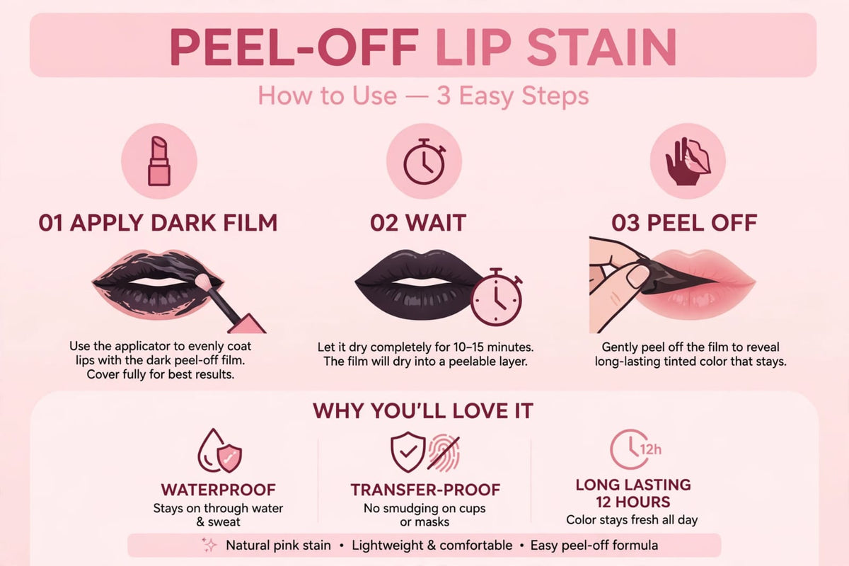 Tempted Kiss Peel-Off Lip Stain - 3-Pack