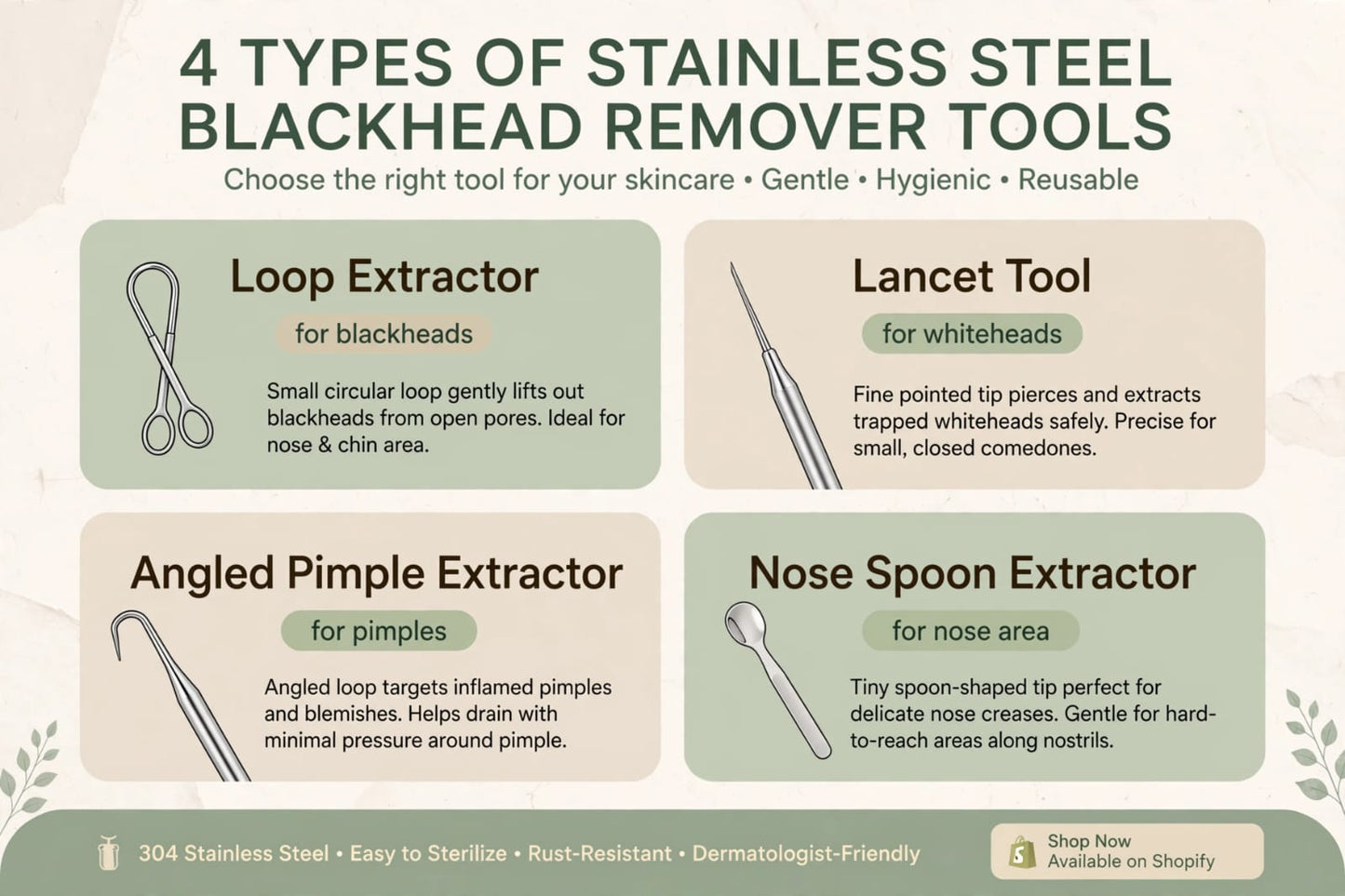 ClearSkin Pro Stainless Steel Pore Cleansing Tool Set